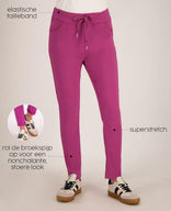 Je m'appelle Broeken Pant Summer Superstretch | Cranberry