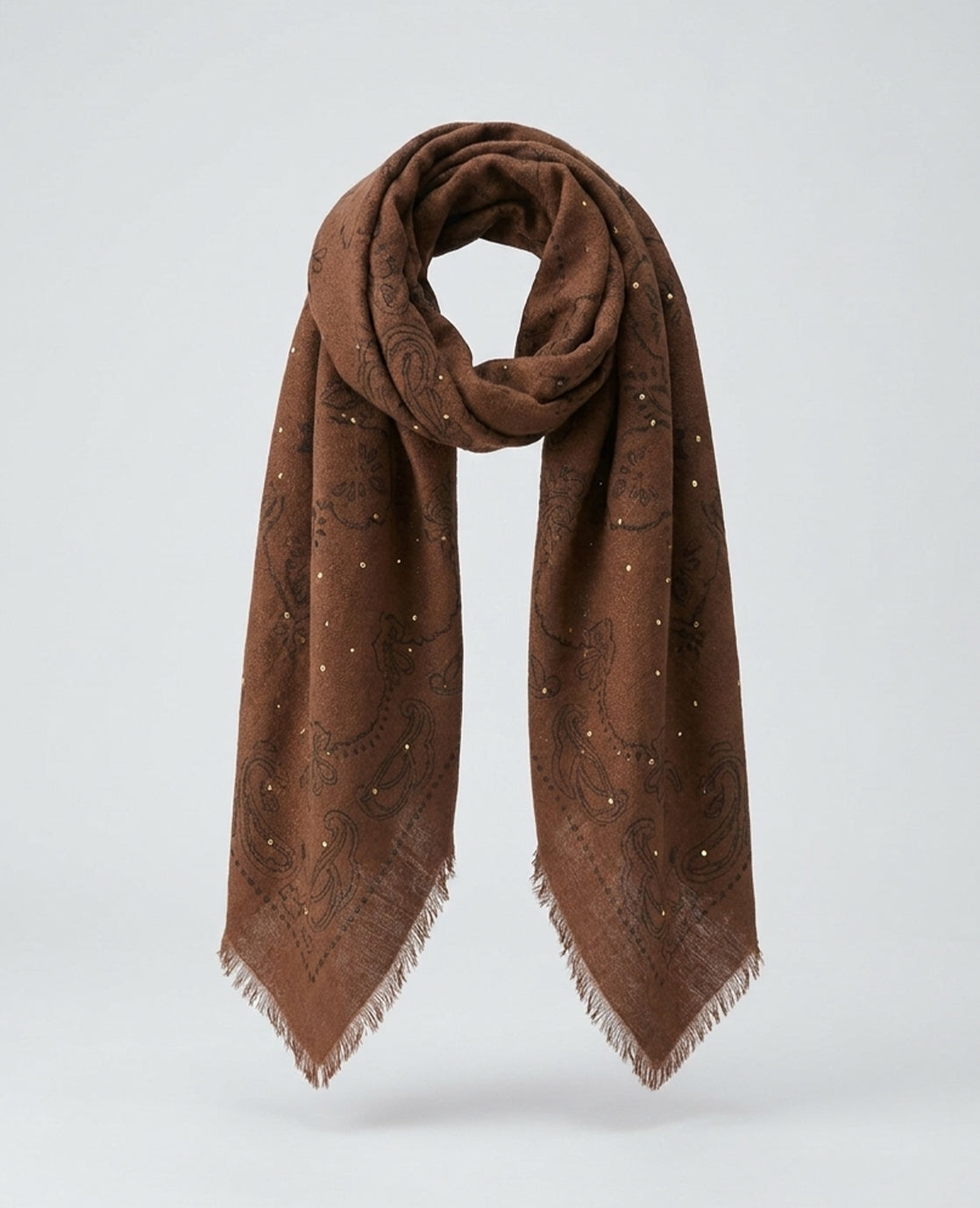 Sjaal | Dark Coffee