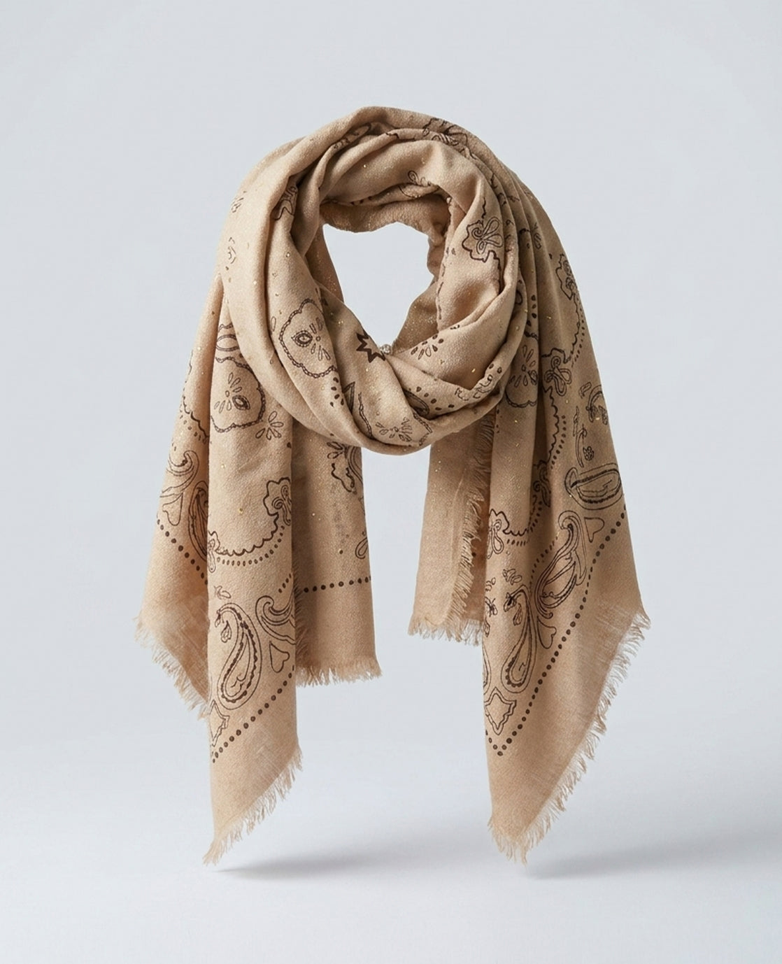 Sjaal | Khaki