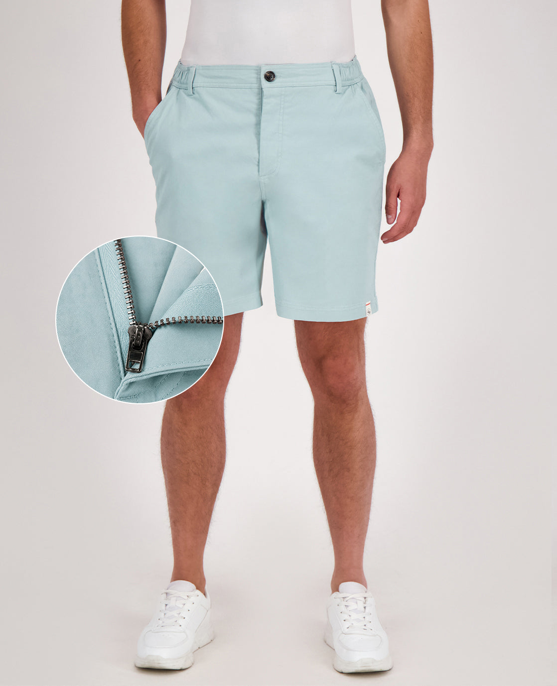 Short Homme Zipper | Biot Blue