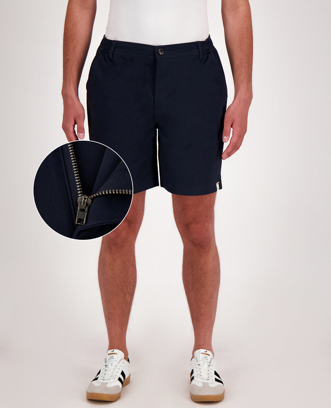 Short Homme Zipper | Biarritz Blue