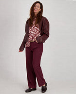 Je m'appelle Jassen Jacket Demi | Dark Burgundy