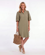 Je m'appelle Jurken Olive / XS Robe Liene | Olive