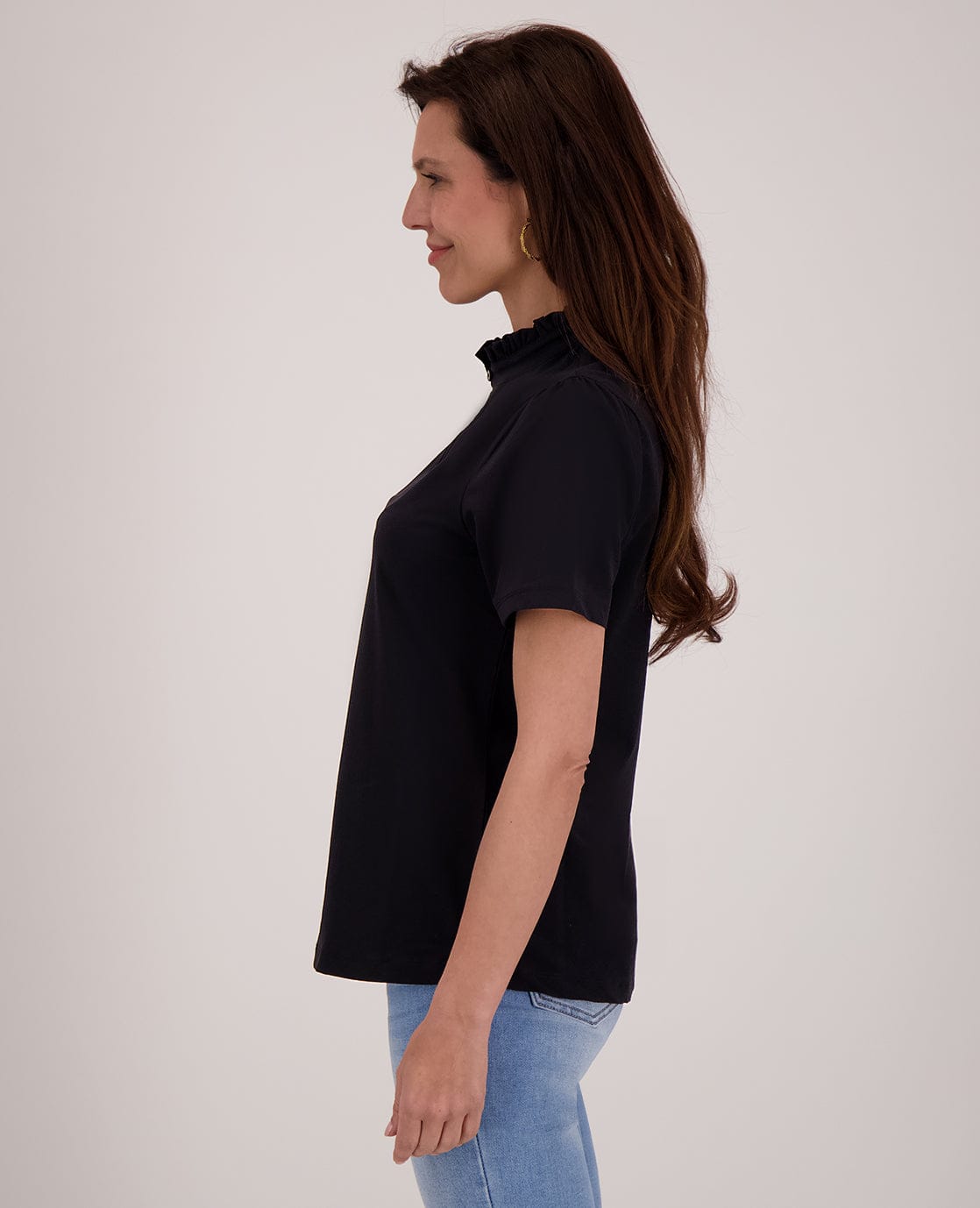 Je m'appelle Tops Top Ruche Travel | Zwart