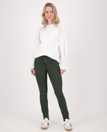 Je m'appelle Broeken Pant Luna Superstretch Denim | Forest Green