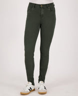 Je m'appelle Broeken Pant Luna Superstretch Denim | Forest Green