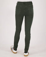 Je m'appelle Broeken Pant Luna Superstretch Denim | Forest Green