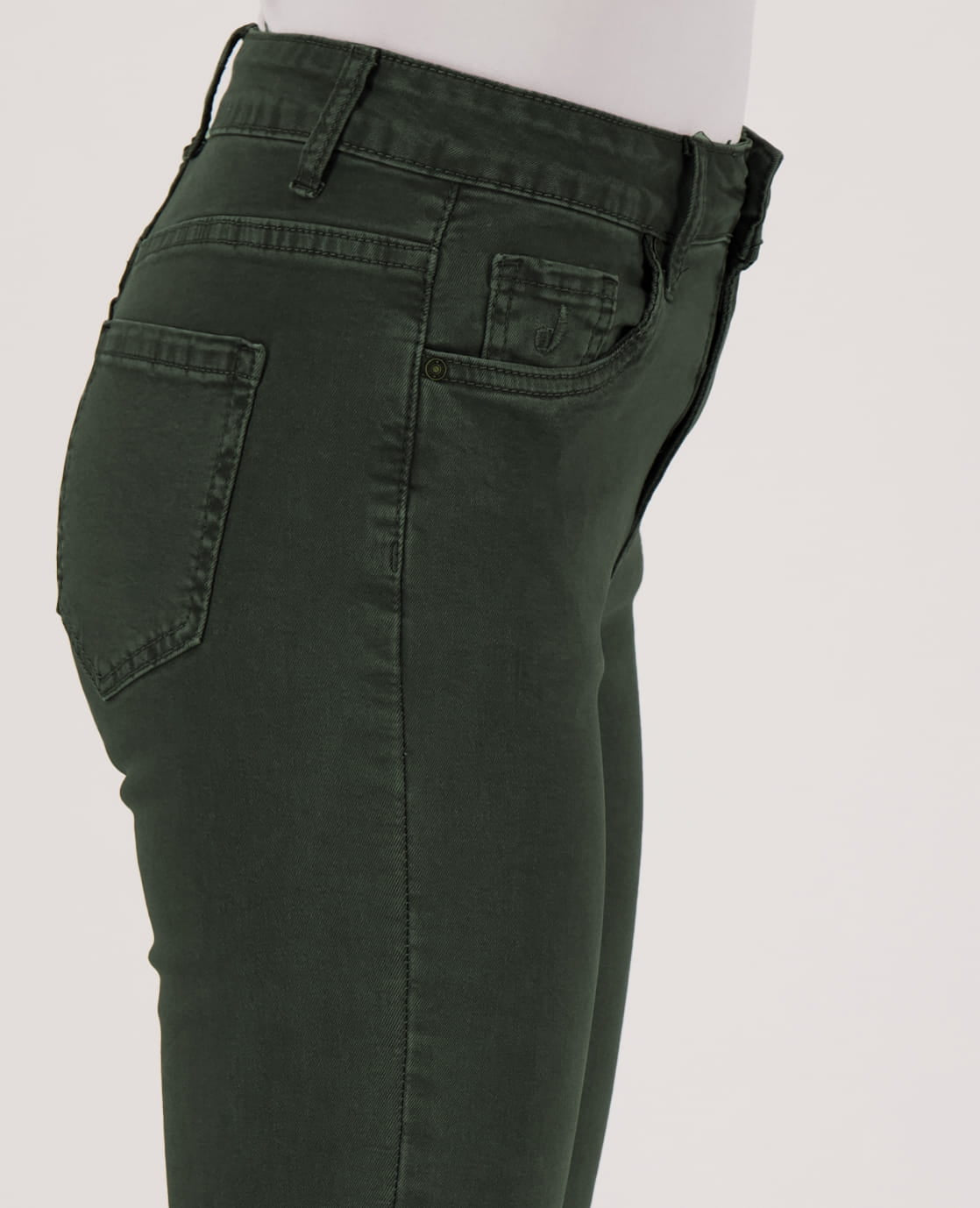 Je m'appelle Broeken Pant Luna Superstretch Denim | Forest Green