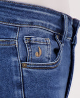 Je m'appelle Broeken Pant Luna Superstretch Denim | Dark Blue Denim