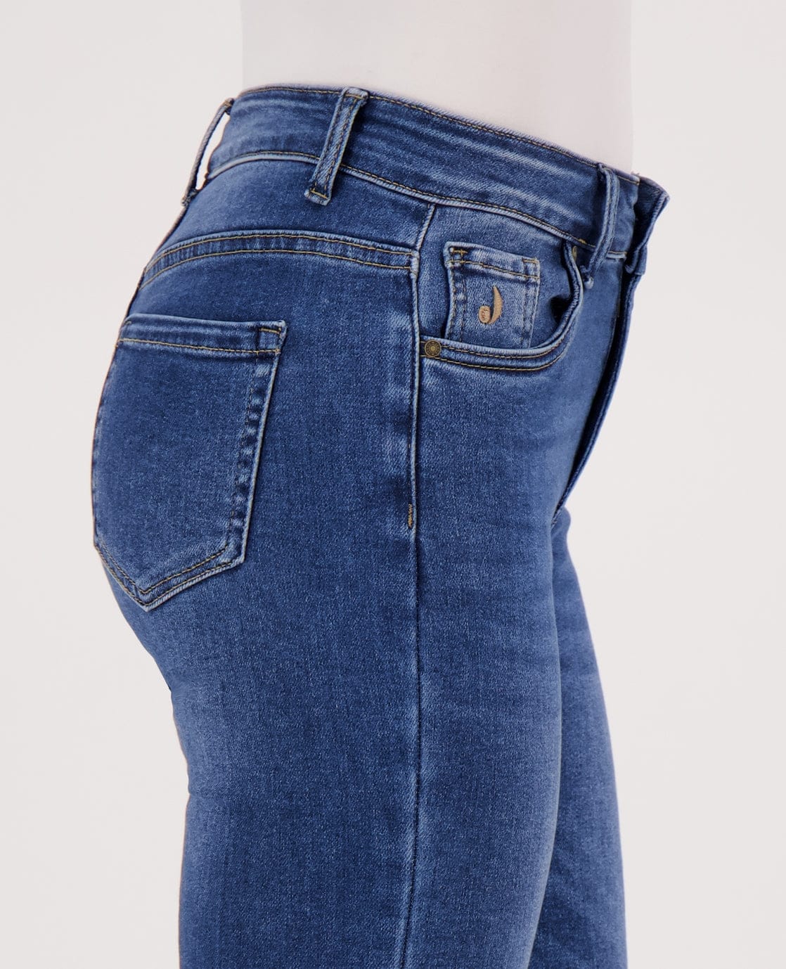 Je m'appelle Broeken Pant Luna Superstretch Denim | Dark Blue Denim