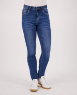 Je m'appelle Broeken Pant Luna Superstretch Denim | Dark Blue Denim