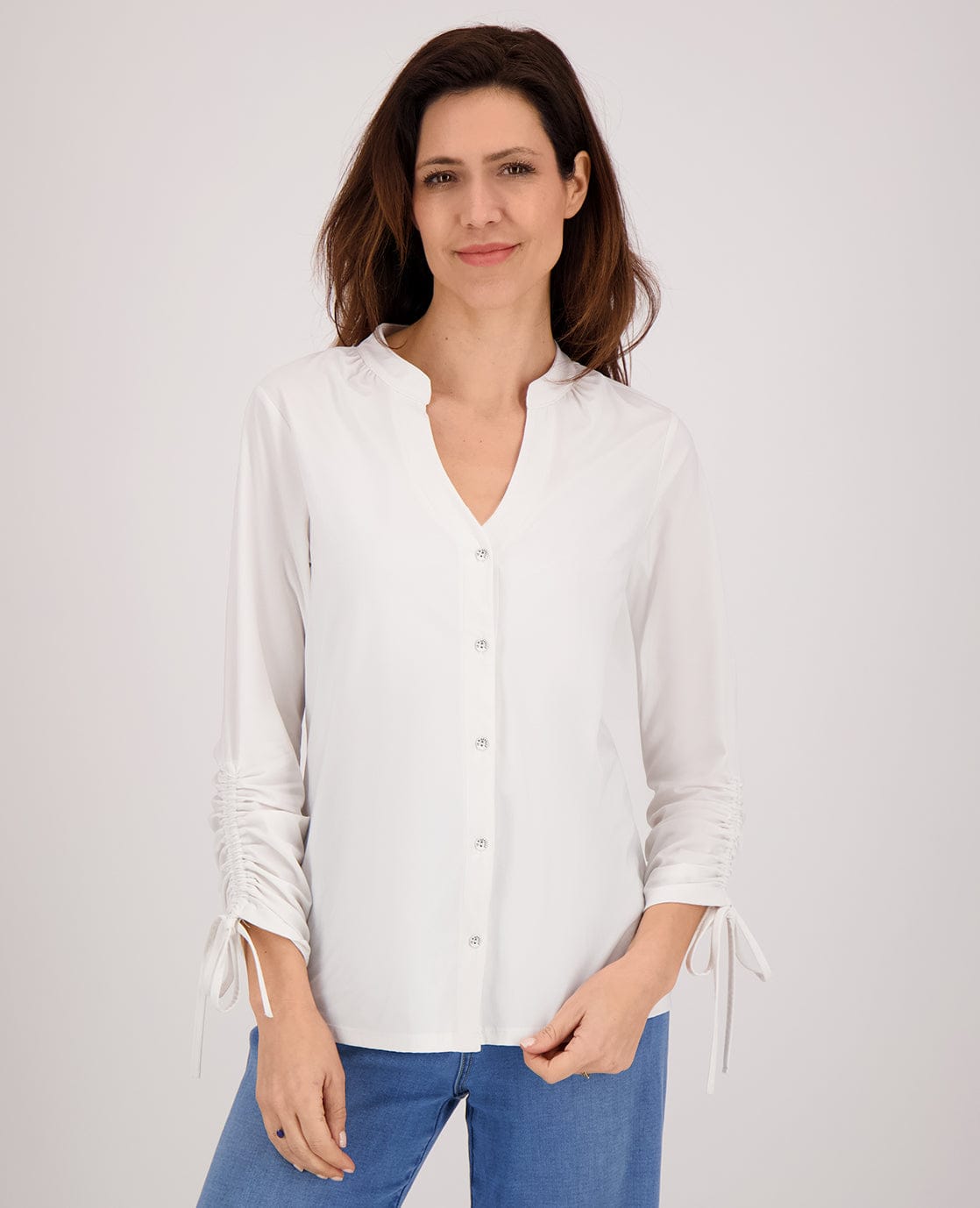 Je m'appelle Tops Blouse Serena Travel | Porselein wit