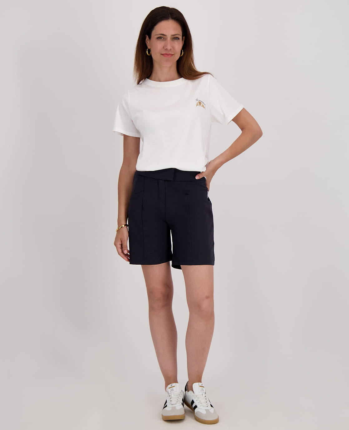 Je m'appelle Broeken Short Chino Travel | Zwart