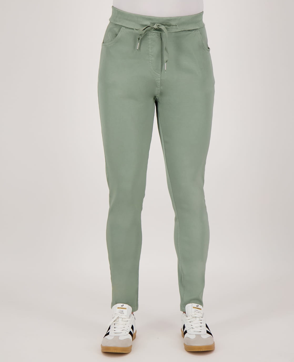 Je m'appelle Broeken Pant Satin Superstretch | Groen