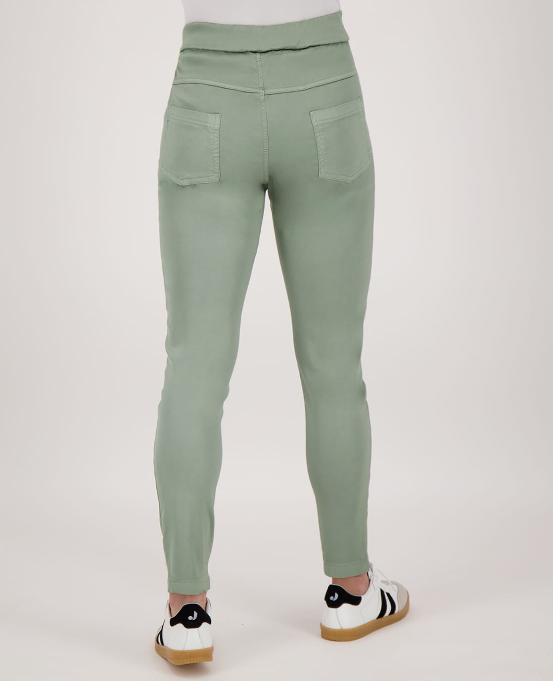 Je m'appelle Broeken Pant Satin Superstretch | Groen