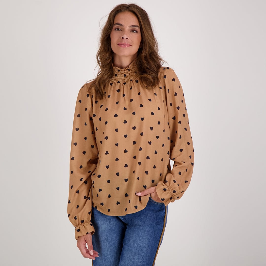 Je m'appelle Tops Camel / XS Top Colle | Camel