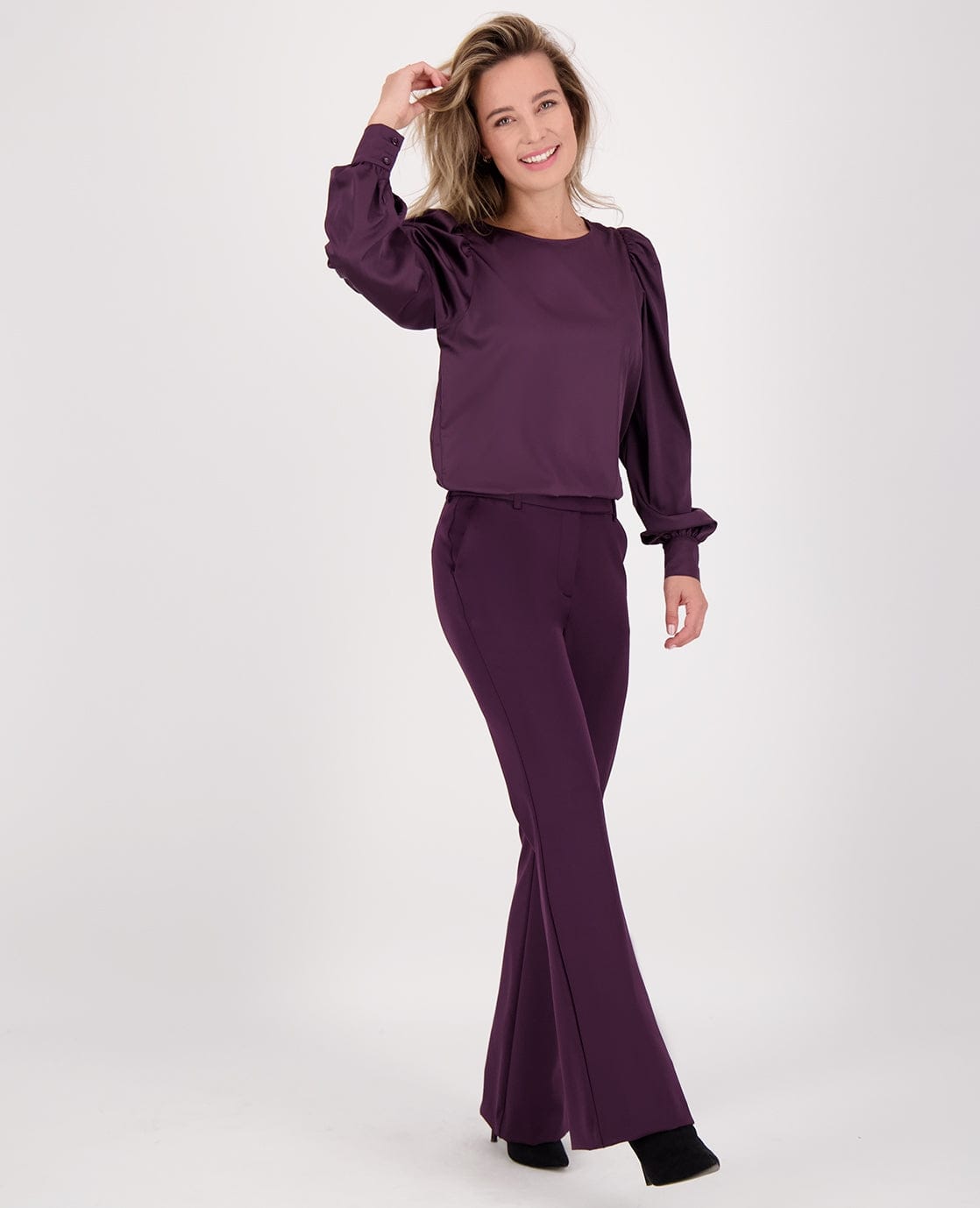 Je m'appelle Broeken Pant Marie Premium Travel | Perfect Purple