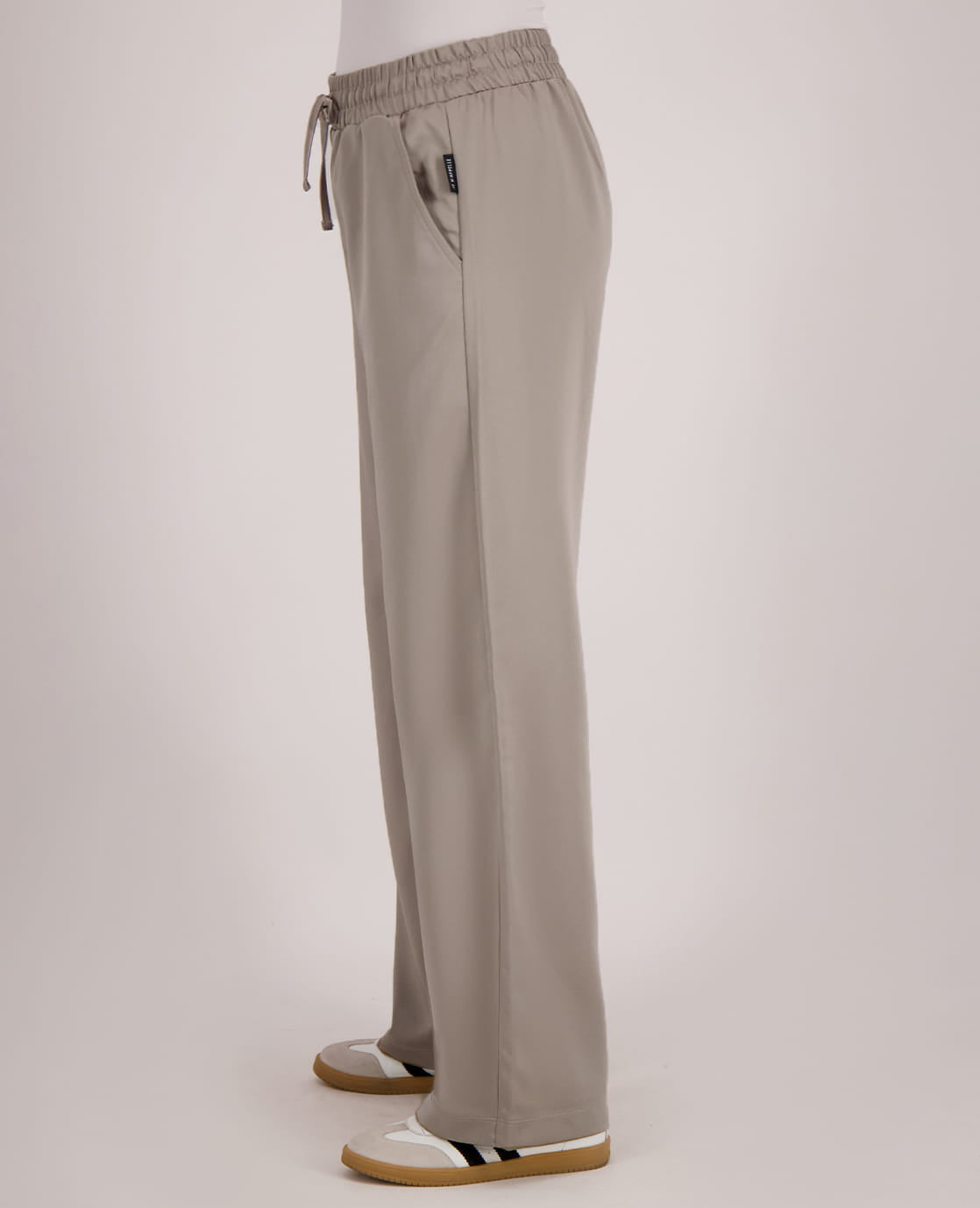 Je m'appelle Broeken Pant Satin Straight | Taupe