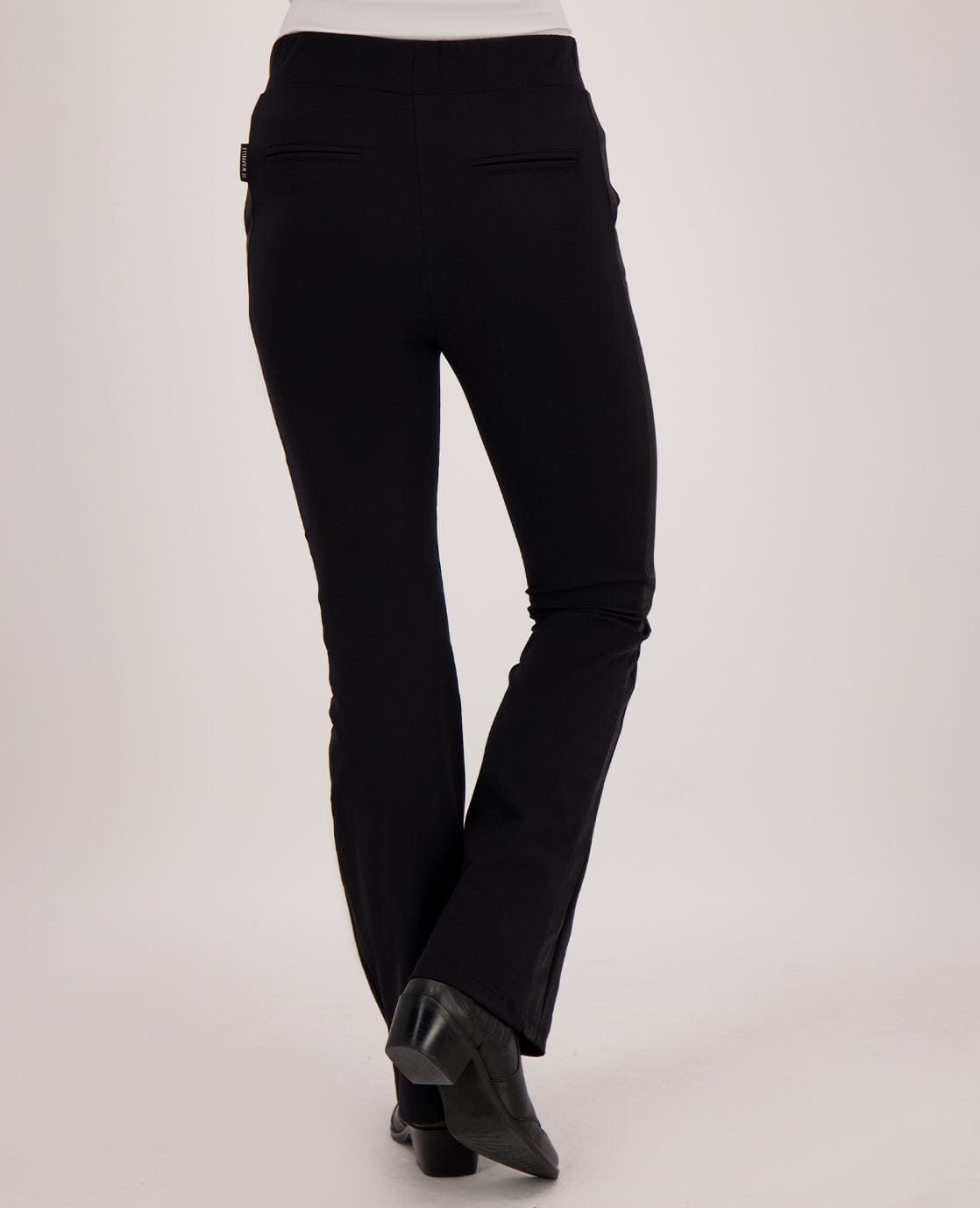 Je m'appelle Broeken Pant Flare Yinthe Travel | Zwart