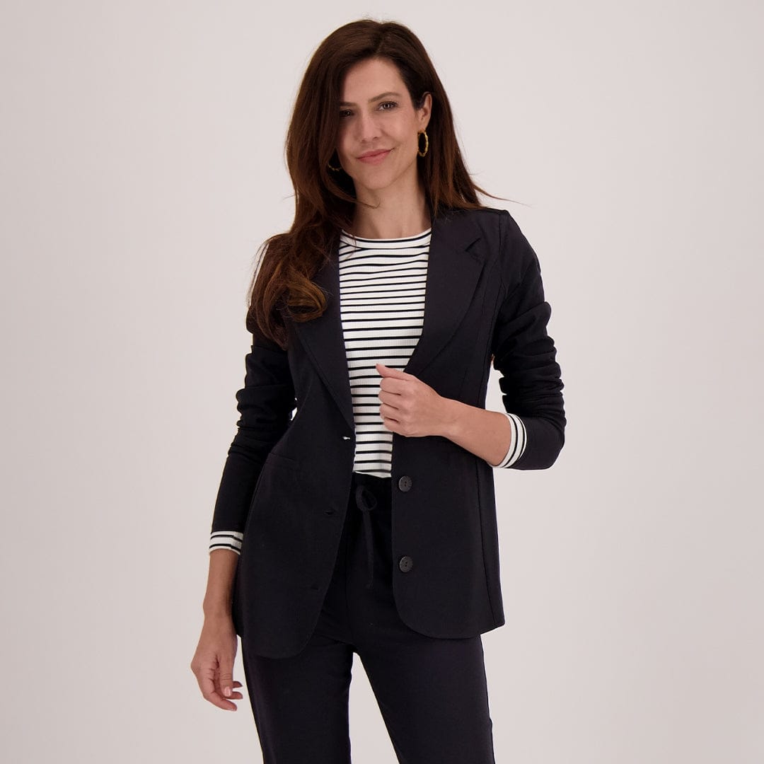 Je m'appelle Jassen Zwart / XS Blazer Perfecte Travel | Zwart