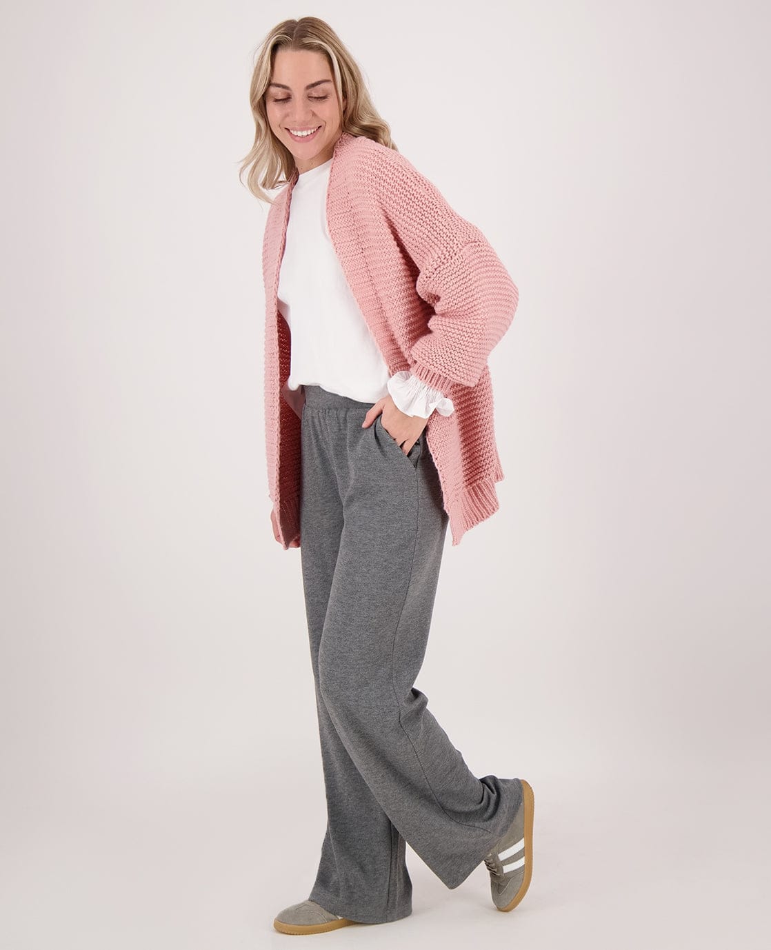 Je m'appelle Broeken Pant Straight Sandy | Grijs