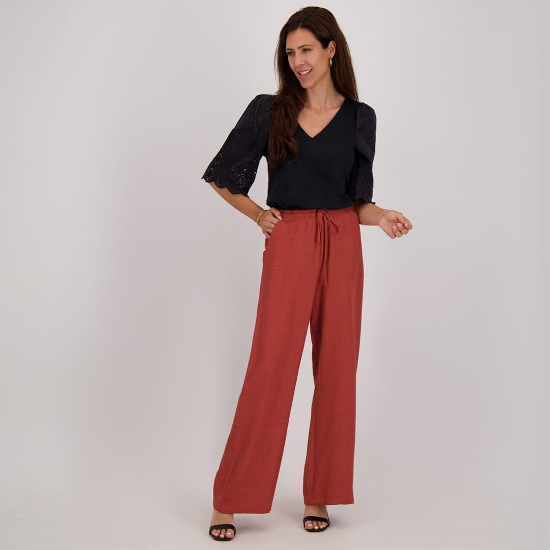 Je m'appelle Broeken Brique / XS / (30'') Pant Straight | Brique