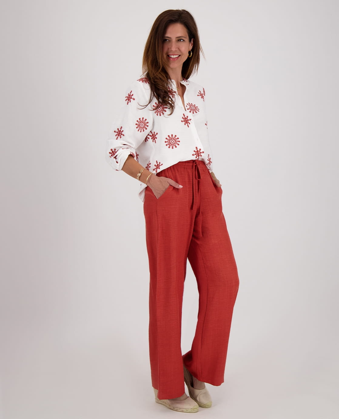 Je m'appelle Broeken Pant Straight | Brique