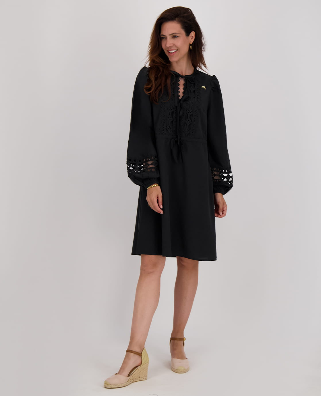 Je m'appelle Jurken Zwart / XS Robe Lace | Zwart