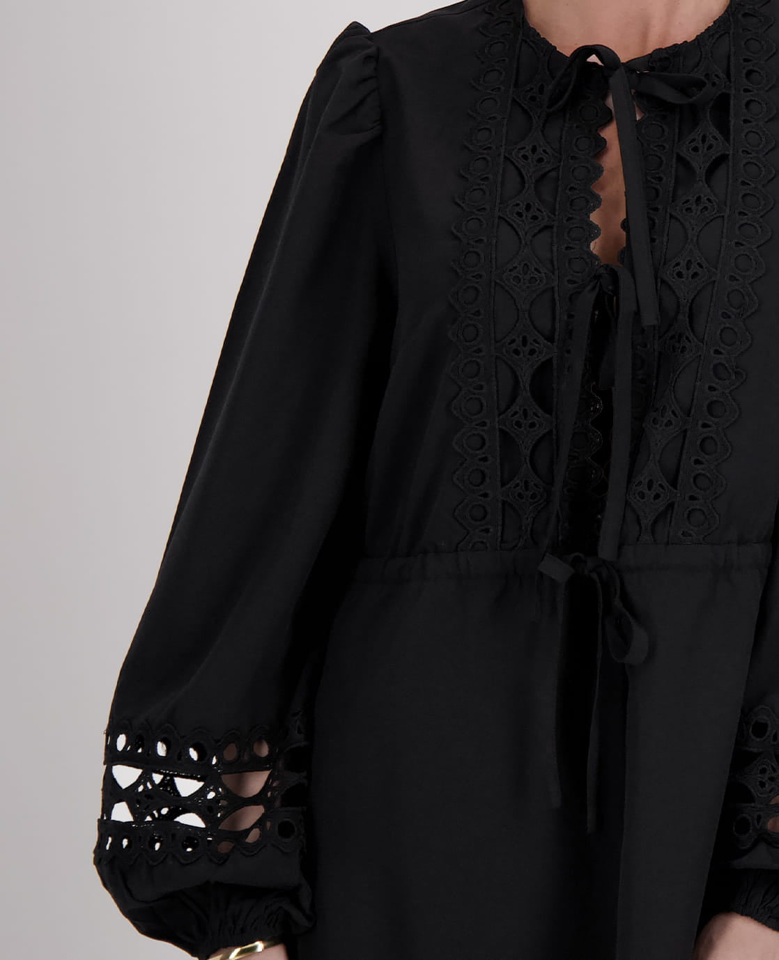 Je m'appelle Jurken Robe Lace | Zwart