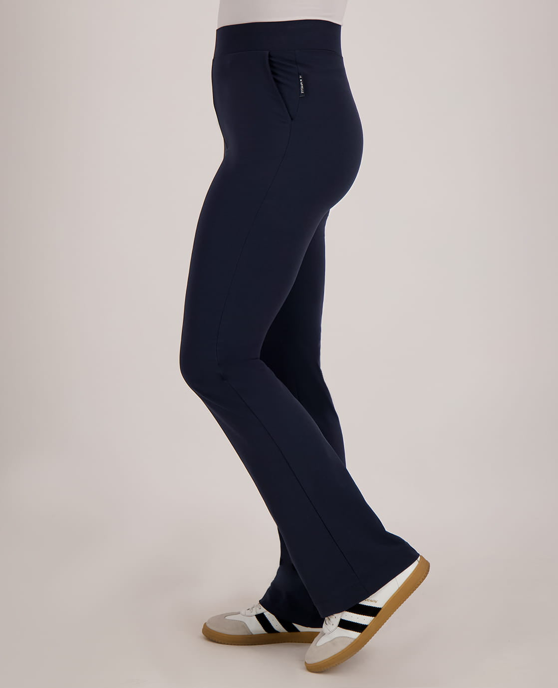 Je m'appelle Broeken Pant Flare Zoëy | Donkerblauw