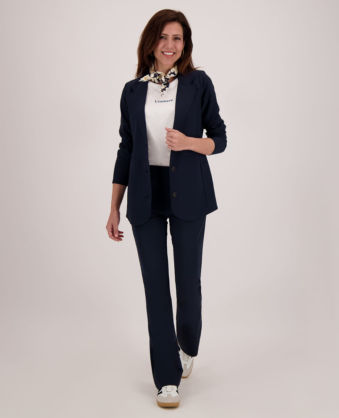 Je m'appelle Broeken Pant Flare Zoëy | Donkerblauw