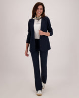 Je m'appelle Broeken Pant Flare Zoëy | Donkerblauw