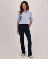 Je m'appelle Broeken Pant Flare Zoëy | Donkerblauw