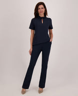 Je m'appelle Broeken Pant Flare Zoëy | Donkerblauw