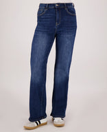 Je m'appelle Broeken Pant Straight Superstretch Denim | Dark Denim