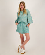 Je m'appelle Broeken Short Paris | Ocean Green