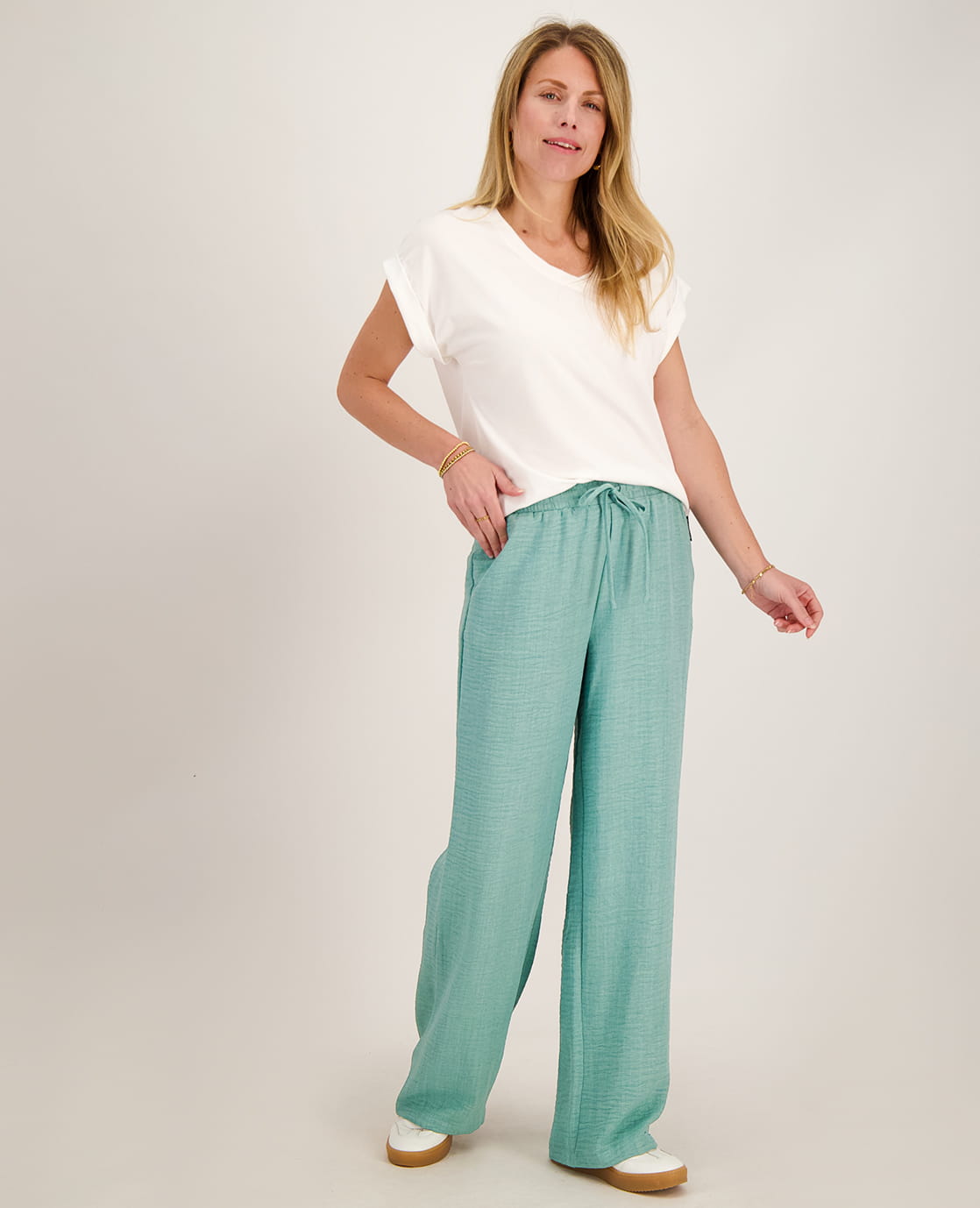 Je m'appelle Broeken Pant Paris | Ocean Green