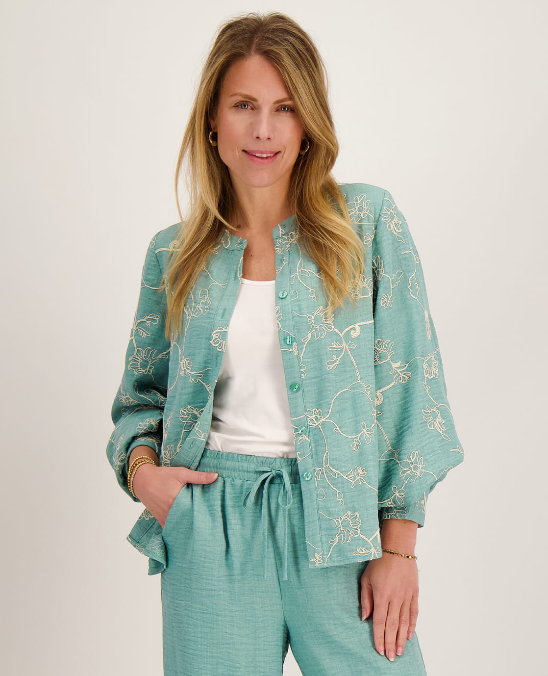 Je m'appelle Tops Blouse Paris | Ocean Green