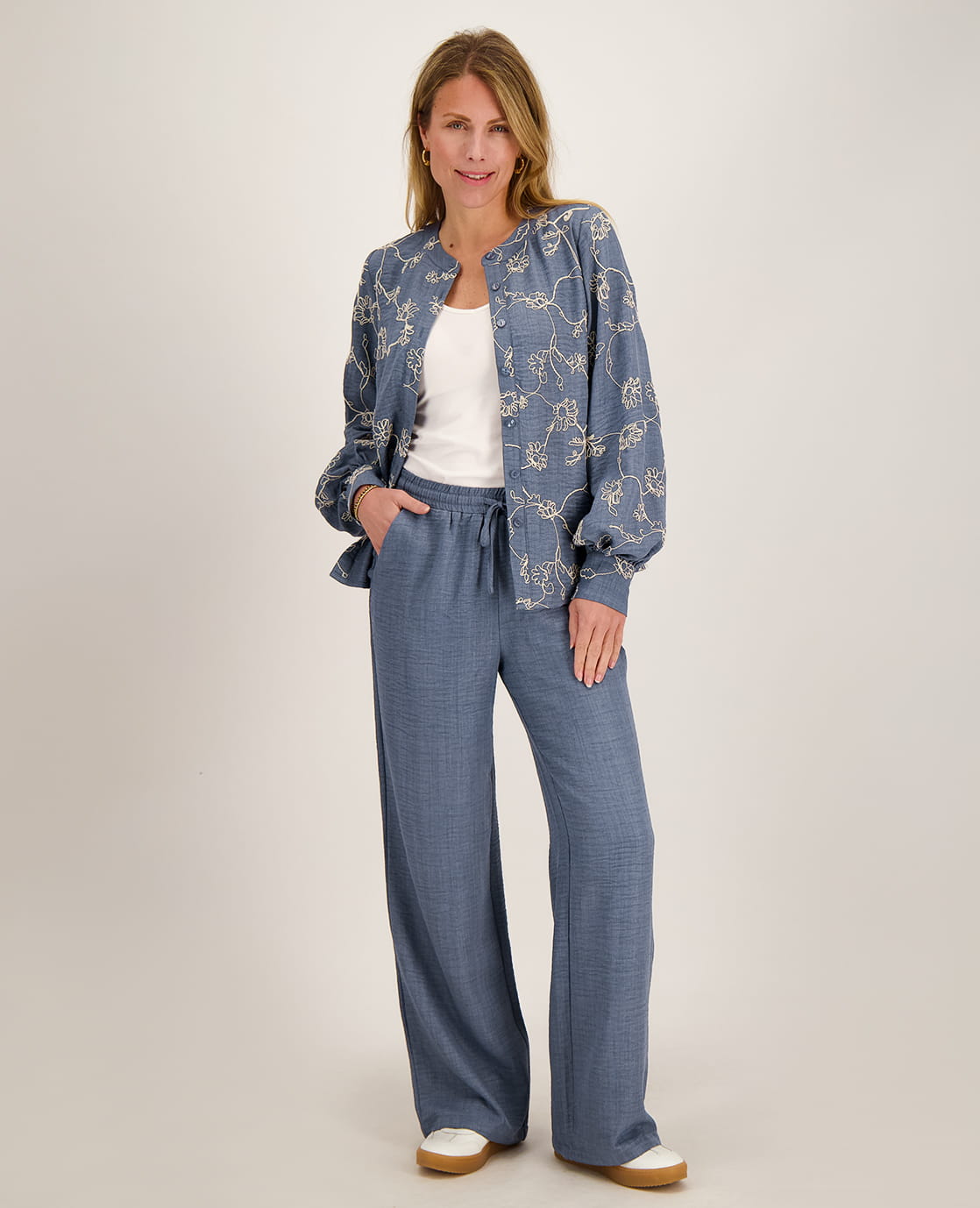 Je m'appelle Broeken Pant Paris | Blue Denim Washed