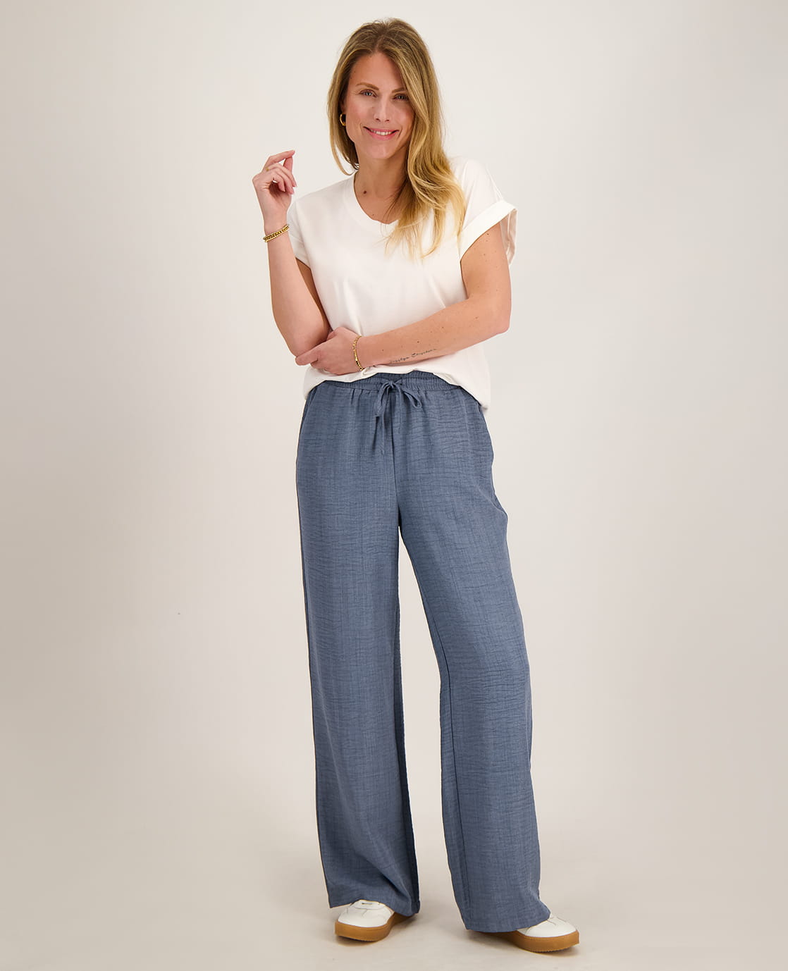 Je m'appelle Broeken Pant Paris | Blue Denim Washed