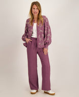 Je m'appelle Tops Blouse Paris | Dark Mauve