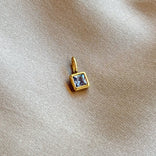 Je m'appelle Accessoires Goud / Donkerblauw / One Size Bedel Square Diamond | Goud / Donkerblauw