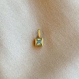 Je m'appelle Accessoires Goud / Licht Blauw / One Size Bedel Square Diamond | Goud / Licht Blauw