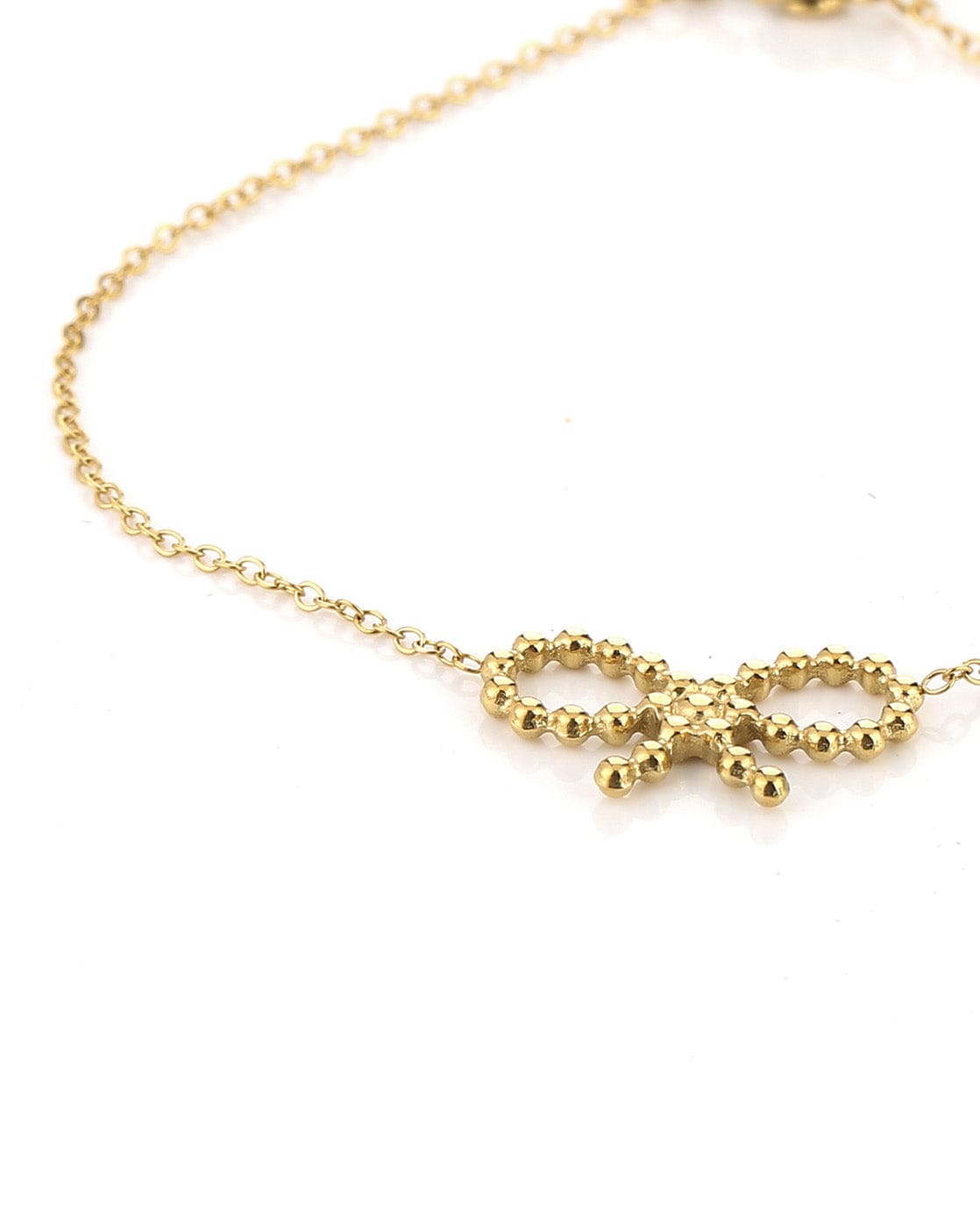 Je m'appelle Accessoires Goud / One Size Bracelet Bow | Goud