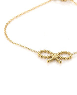Je m'appelle Accessoires Goud / One Size Bracelet Bow | Goud