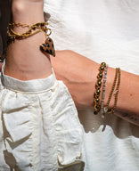 Je m'appelle Accessoires Goud / One Size Bracelet Soléa | Goud