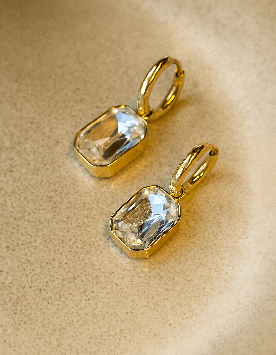 Je m'appelle Accessoires Gold / One Size Earrings Diamond | Gold