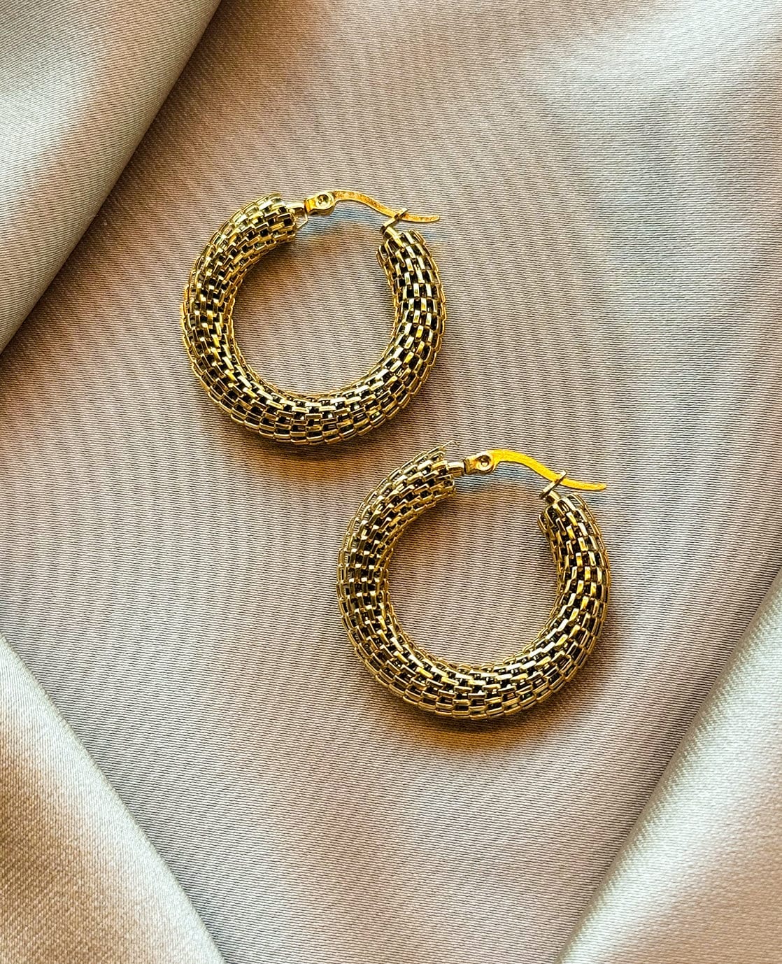 Je m'appelle Accessoires Goud / One Size Earrings Hoops | Goud