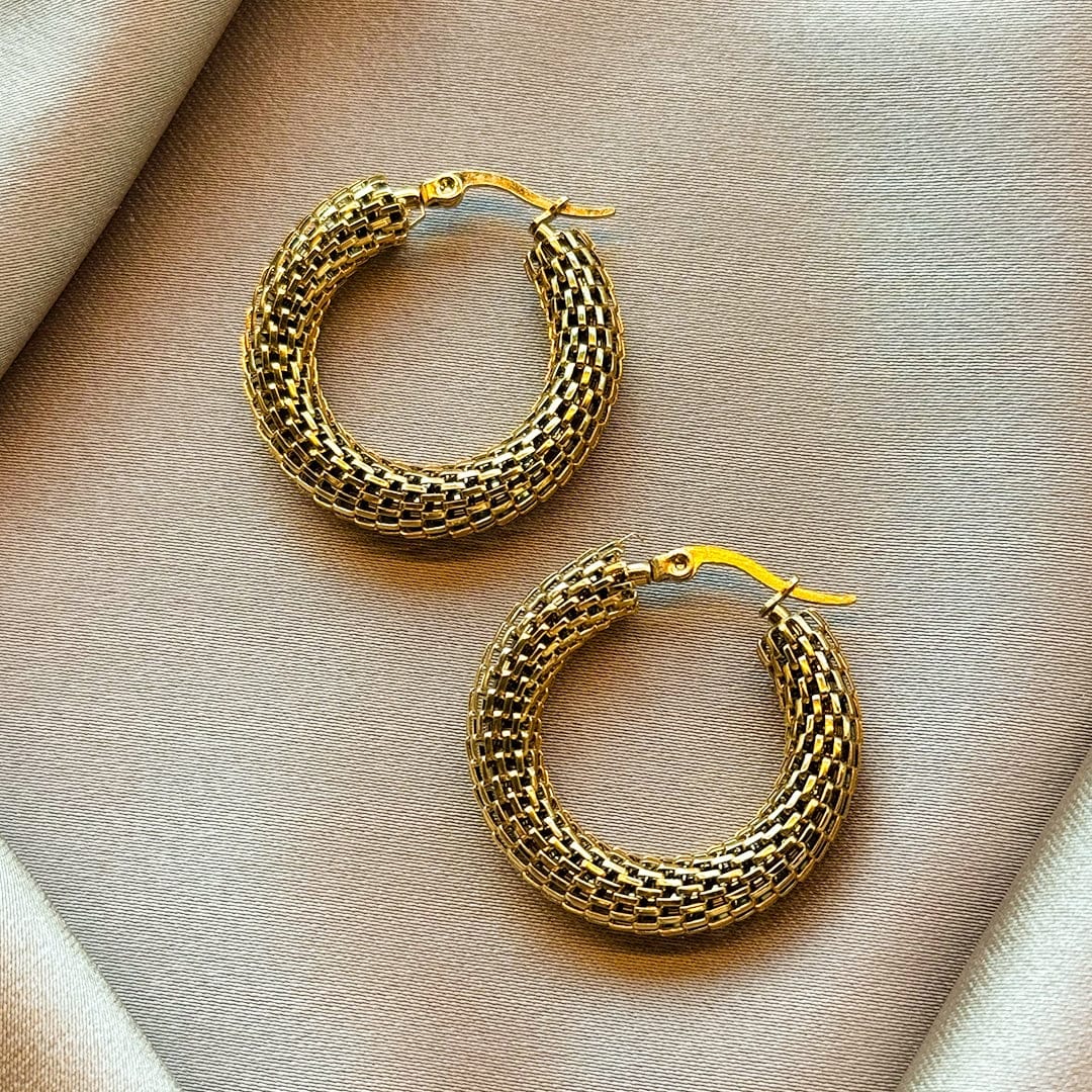 Je m'appelle Accessoires Goud / One Size Earrings Hoops | Goud