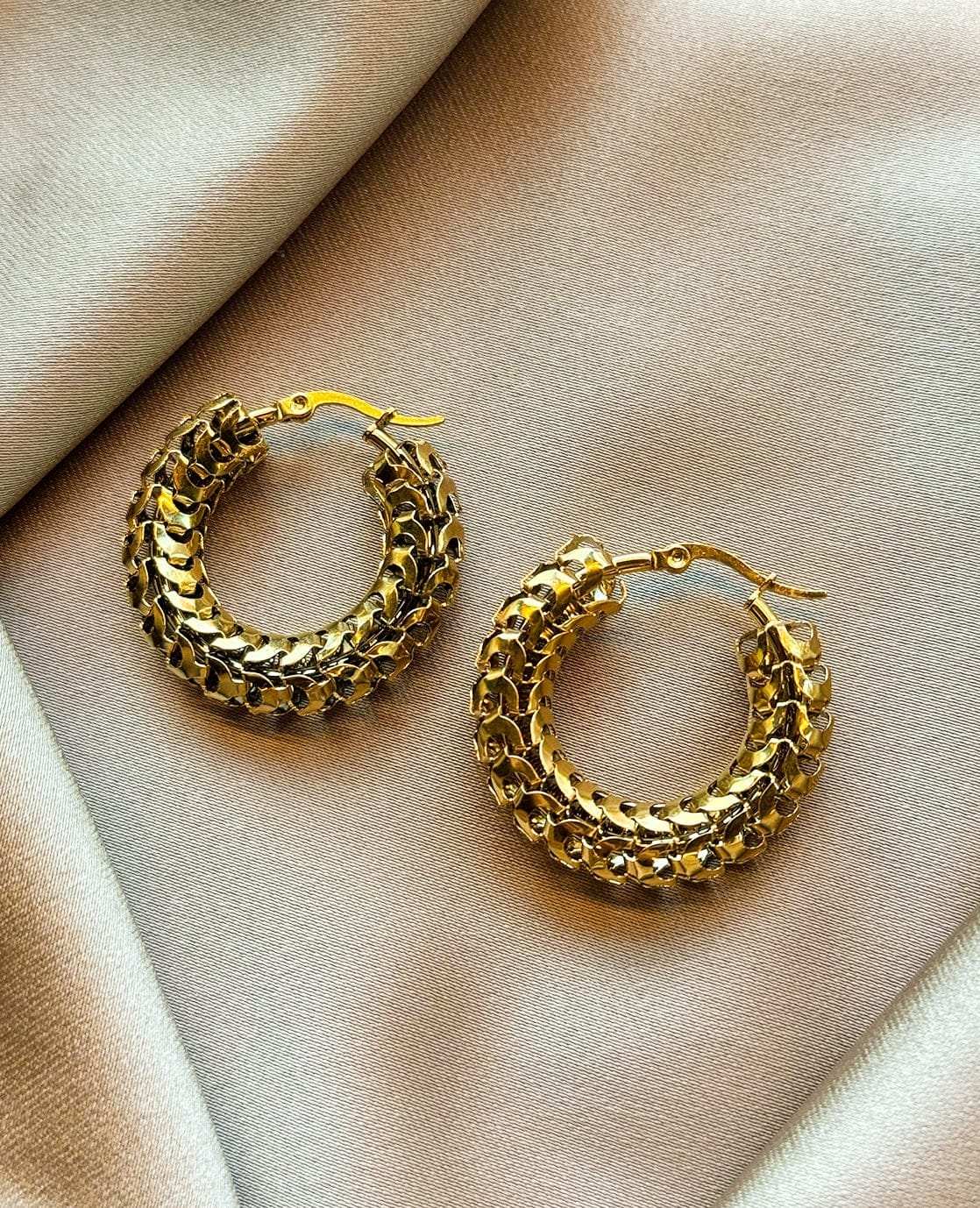 Je m'appelle Accessoires Goud / One Size Earrings Hoops | Goud